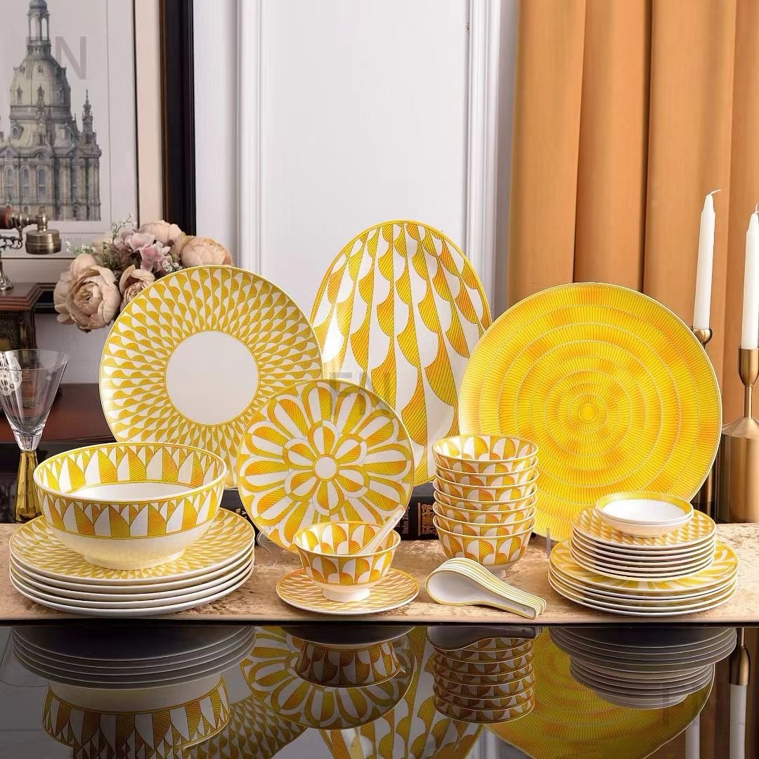 Hermes soup set for 6 people